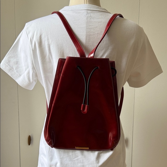 Furla Handbags - Furla Red Patent Leather Bag